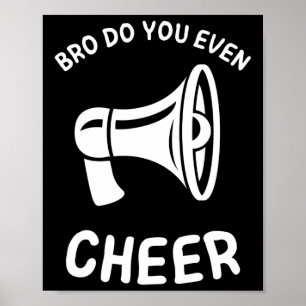 Cheer Cheerleading-Team und Cheerleader Poster