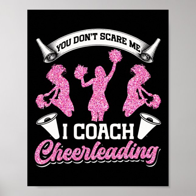 Cheer Cheerleading-Trainer Du schüchterst mich nic Poster (Vorne)