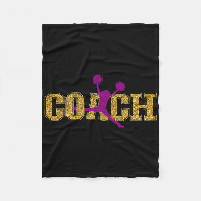 Cheer Cheerleading-Trainer Trainer  Fleecedecke (Vorderseite)