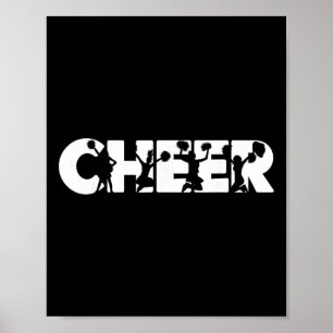 Cheer Cheerleading Vintage Jubel  Poster