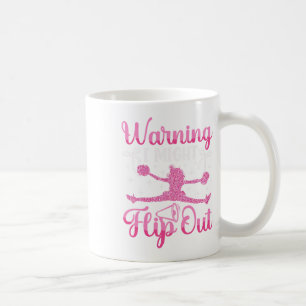 Cheer Cheerleading-Warnung Ich Könnte Umkippen _2 Kaffeetasse