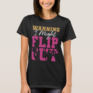 Cheer Cheerleading-Warnung Ich Könnte Umkippen _3  T-Shirt