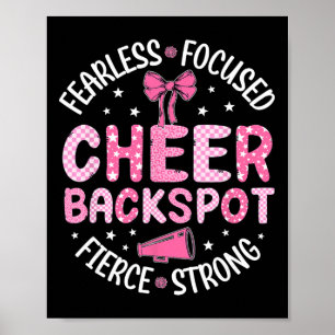 Cheer Ckspot Furchtlos Fokussiert Fierce Cheerlead Poster