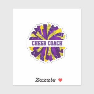Cheer Coach Aufkleber