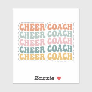 Cheer Coach Aufkleber