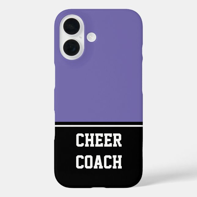 Cheer Coach Case-Mate iPhone 16 Fall Hülle (Rückseite)
