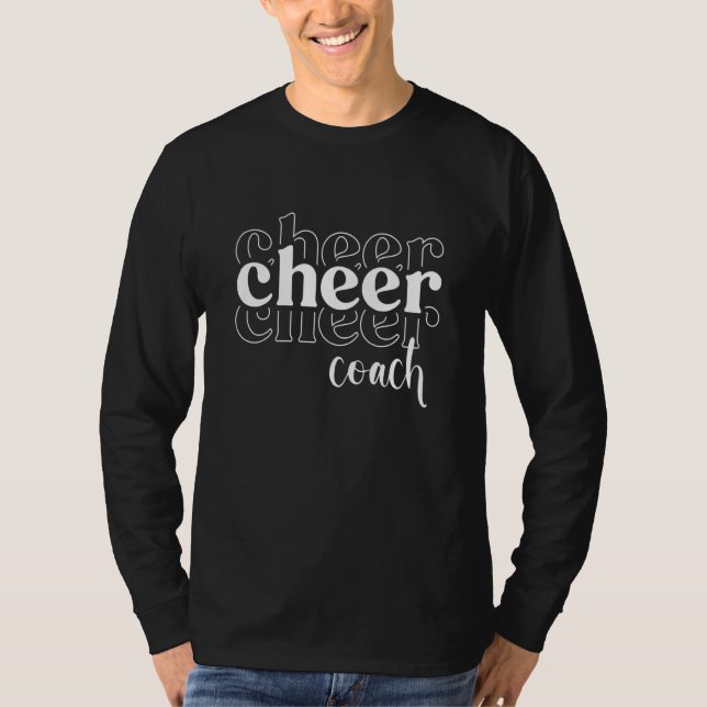 Cheer Coach Cheerleader Cheerleading Coach T-Shirt (Vorderseite)