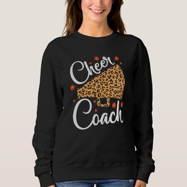 Cheer Coach Cheerleader Props Niedlicher Beifall f Sweatshirt (Vorderseite)
