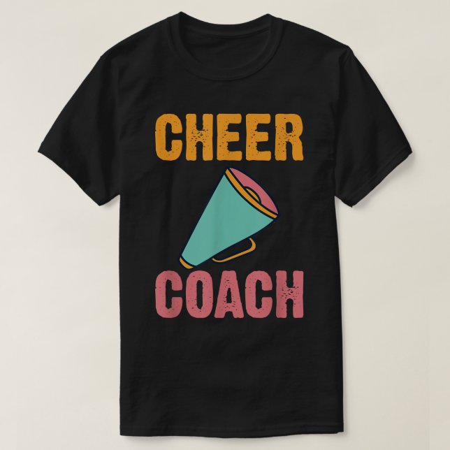 Cheer Coach Cheerleader T-Shirt (Design vorne)