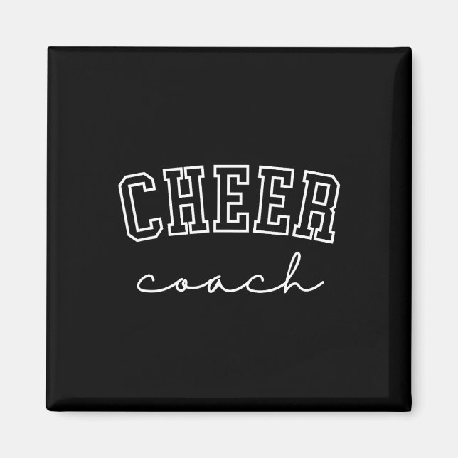 Cheer Coach Cheerleading  Magnet (Vorne)