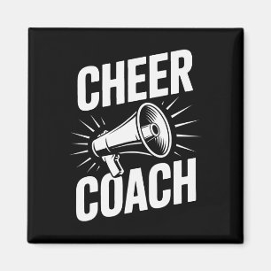 Cheer Coach Cheerleading Team Motivator Übung Magnet