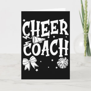 Cheer Coach Cheerleading-Trainer Karte