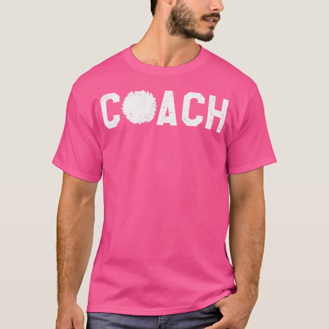 Cheer Coach Cheerleading Trainer T-Shirt (Vorderseite)