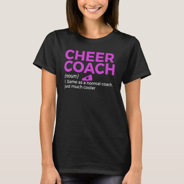 Cheer Coach Definition Cheerleading 1 T-Shirt (Vorderseite)