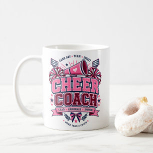 Cheer Coach führt an, feuert an und inspiriert Tea Kaffeetasse