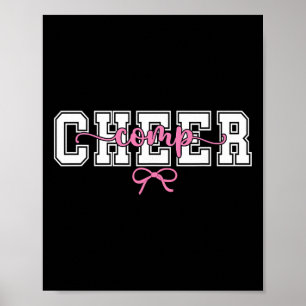Cheer Comp Tag Cheerleader Wettkampf Tag Kokette Poster
