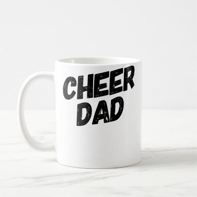 Cheer Dad Cheerleading Kaffeetasse (Links)