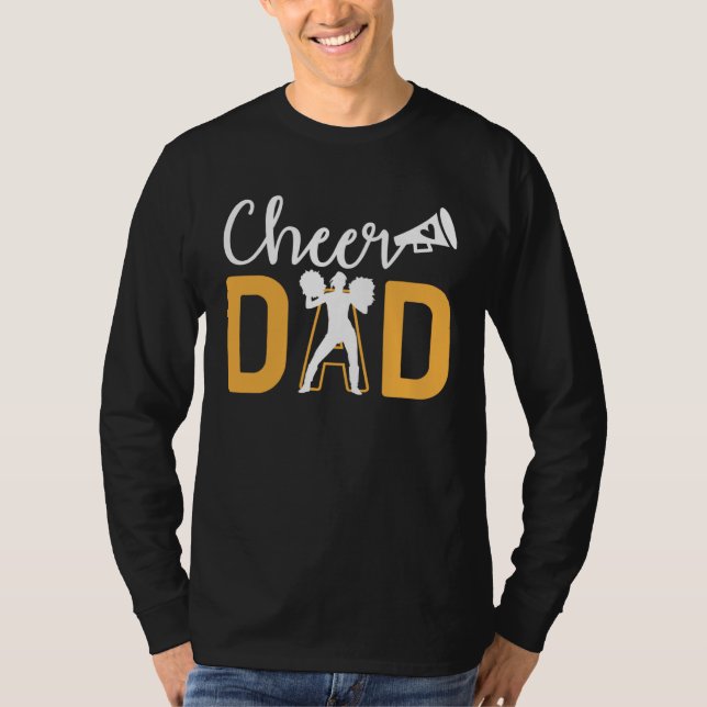 Cheer Dad Cheerleading Man Cheerleader T-Shirt (Vorderseite)