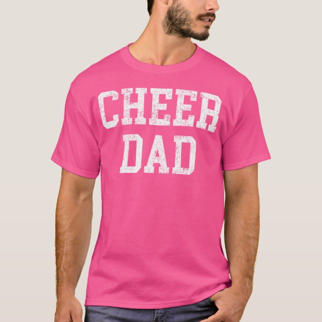 Cheer Dad Cheerleading Matching Parents T-Shirt (Vorderseite)