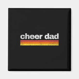 Cheer Dad Cheerleading Retro Magnet