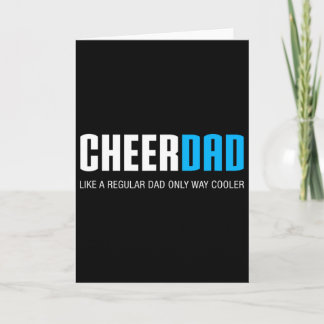 Cheer Dad Lustiges Süßes Vatertagsgeschenk Cheerle Karte