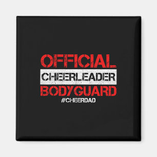 Cheer Dad Offizieller Cheerleader Bodyguard Cheerl Magnet