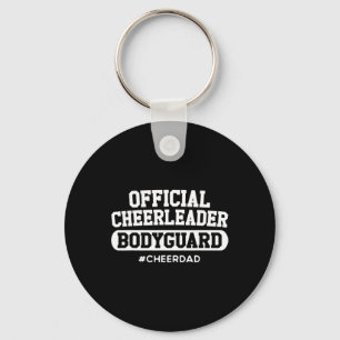 Cheer Dad Offizieller Cheerleader Bodyguard Lustig Schlüsselanhänger
