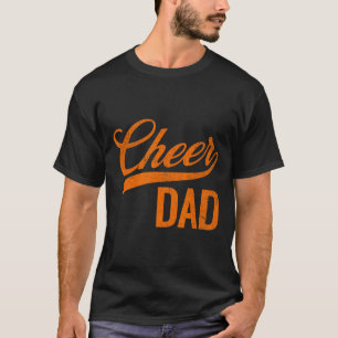 Cheer Dad Orange Cheerleading passende Eltern  T-Shirt