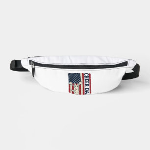 Cheer Dad Patriotisches Amerikanisches Flagge Vekt Bauchtasche