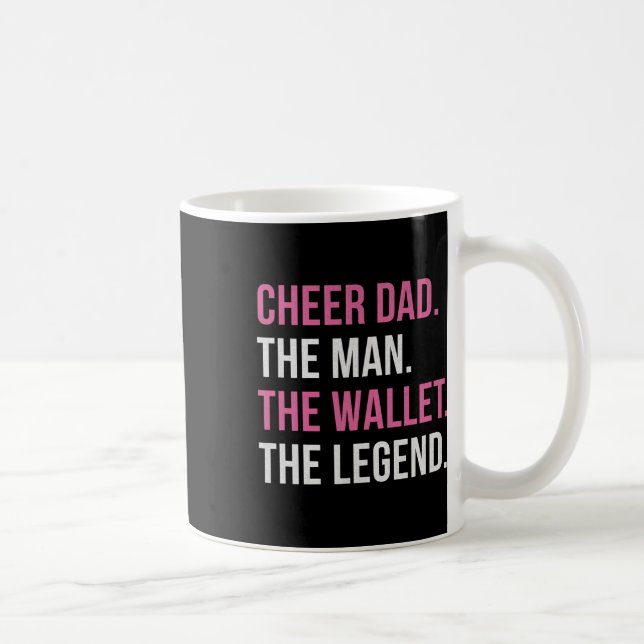 Cheer Dad Pink Cheerleading _4  Kaffeetasse (Rechts)