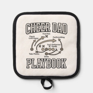 Cheer Dad Playbook Vintage Vector Shirt Design_1 Topflappen