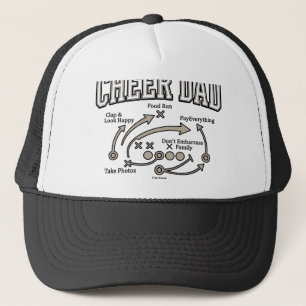 Cheer Dad Playbook Vintage Vector Shirt Design_1 Truckerkappe