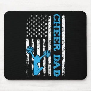 Cheer Dad Usa Amerikanische Flagge Cheerleader Dad Mousepad