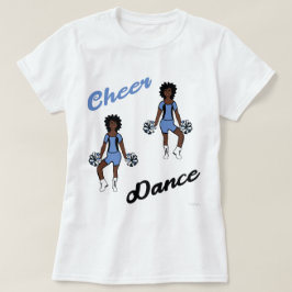 Cheer/Dance T - Shirt (Periwinkle Black)