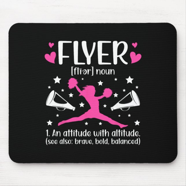 Cheer Flyer Definition Cheerleading Flyer _1  Mousepad (Vorne)