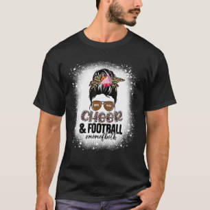 Cheer Football Cheerleader Mama von beiden Messy B T-Shirt
