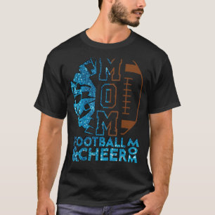 Cheer Football Cheerleader Mama von beiden Messy B T-Shirt