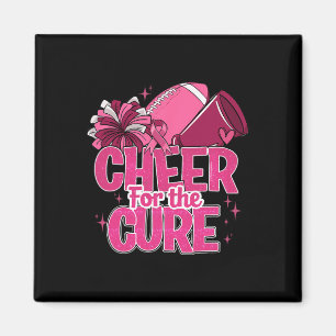 Cheer For The Cure Brustkrebsbewusstsein Pink Ri Magnet