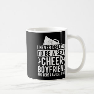 Cheer Freund Lustiger Freund Einer Cheerleaderin B Kaffeetasse