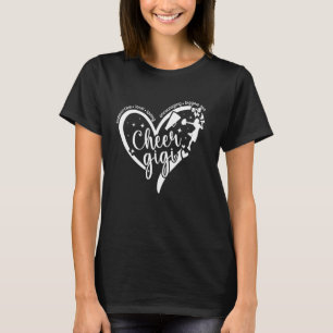 Cheer Gigi Herz Cheerleading Gigi Eines Cheerleade T-Shirt