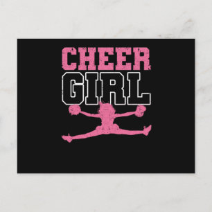 Cheer Girl Cheerleader Girls jubeln Frauen Postkarte