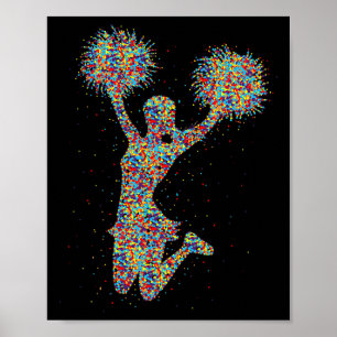 Cheer Girl Cheerleading Cheerleader Jugend Gruppe Poster