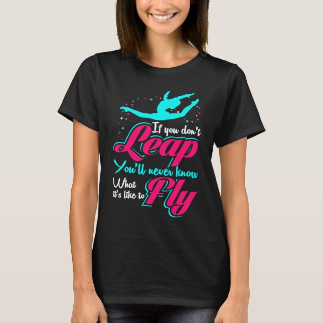 Cheer Girl Loves Tumbling Cheerleading Camp Cheerl T-Shirt (Vorderseite)