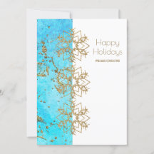 Cheer Gold und Watercolor Company Weihnachten