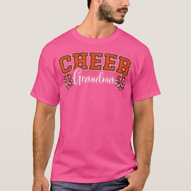 Cheer Grandma My Favorite Cheerleader Calls Me G-M T-Shirt (Vorderseite)