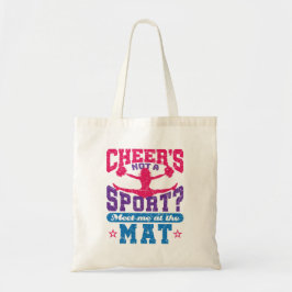 Cheer ist kein Sport Funny Cheerleader Tragetasche