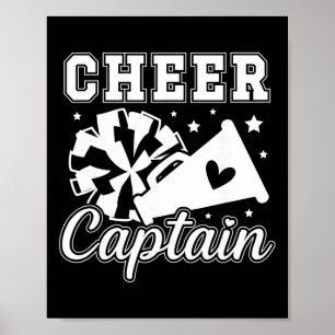 Cheer-Kapitän Cheerleading-Kapitän Cheerleader-Kap Poster