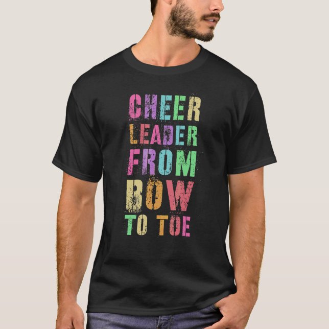 Cheer Leader von Bow zu Tog Cheerleader Team Che T-Shirt (Vorderseite)
