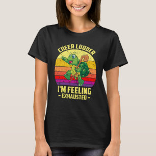 Cheer Louder Ich bin Gefühl Ausgestoßener Triathlo T-Shirt