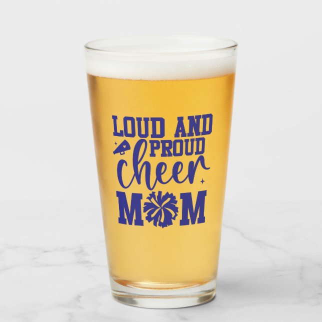 Cheer Mama Beer Glas (Vorne (Gefüllt))